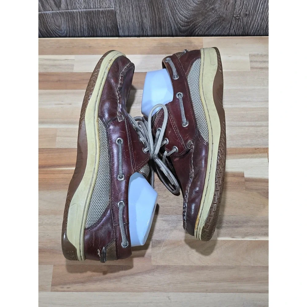 Sperry Men's Billfish 3-Eye Leather‎ Boat Shoes Size 11M Dark Tan 0799320 Casual